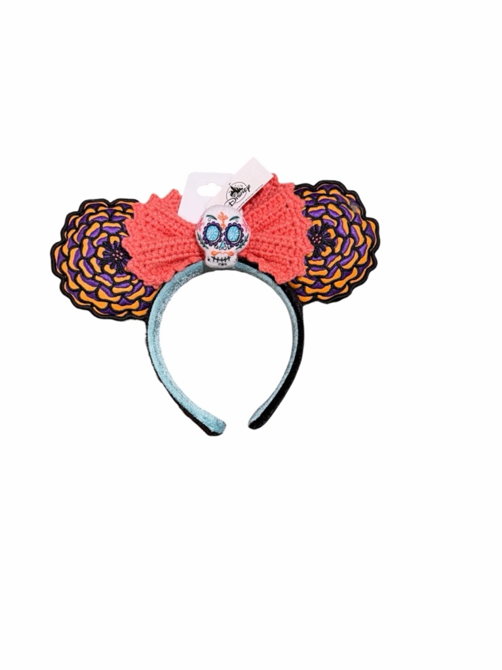 Disney Coco Minnie Ears Headband - Coral, Purple, Teal